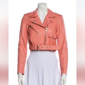 Coral Moto Jacket